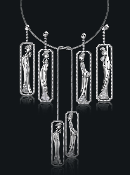 金伯利鉆石高級珠寶《四美圖》